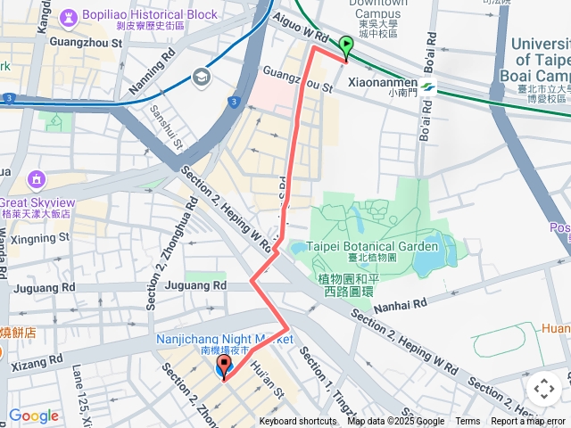 小南門捷運站、南機場夜市