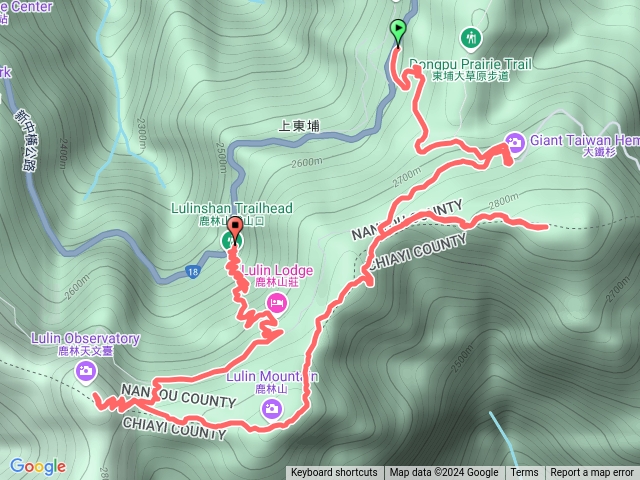 塔塔加三山-麟趾山、鹿林山、鹿林前山O型預覽圖