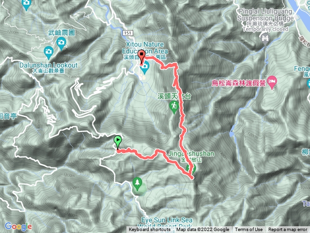 忘憂森林·金柑樹山·南寅山·鳳凰嶺北線縱走