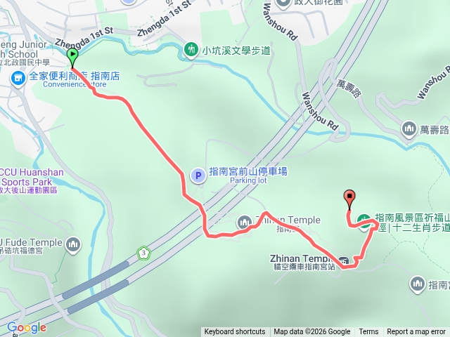 千階->指南宮->圓滿森徑