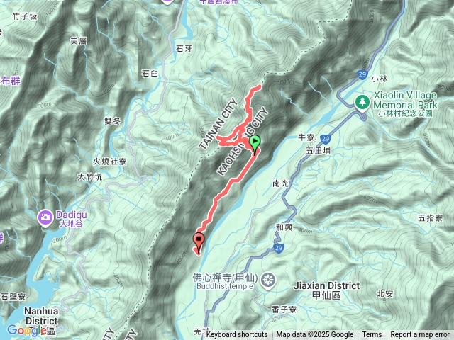 圓山、939峰 綠色長城 大烏山系