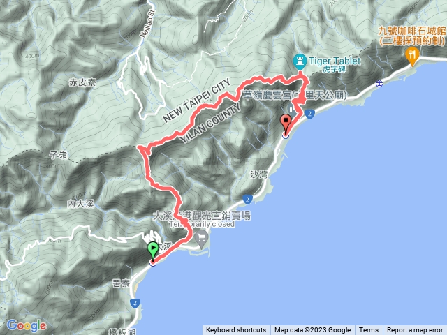 桃源谷大溪草嶺線