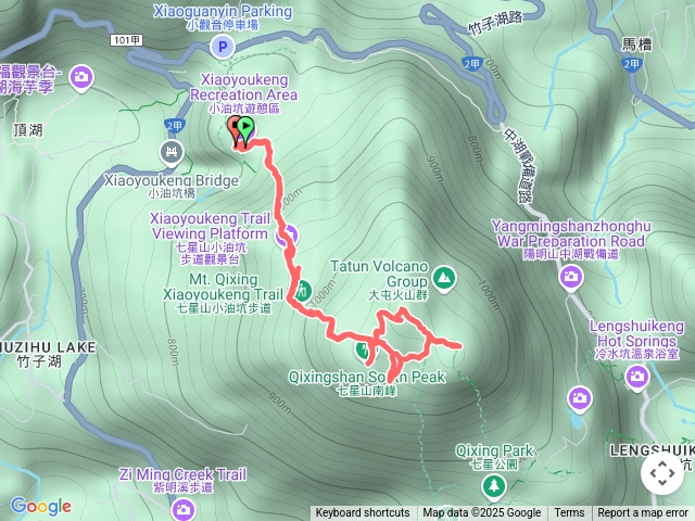 七星山東峰主峰南峰凱達格蘭山