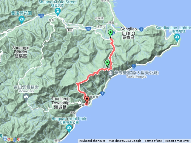 草嶺古道走桃園谷下大溪線