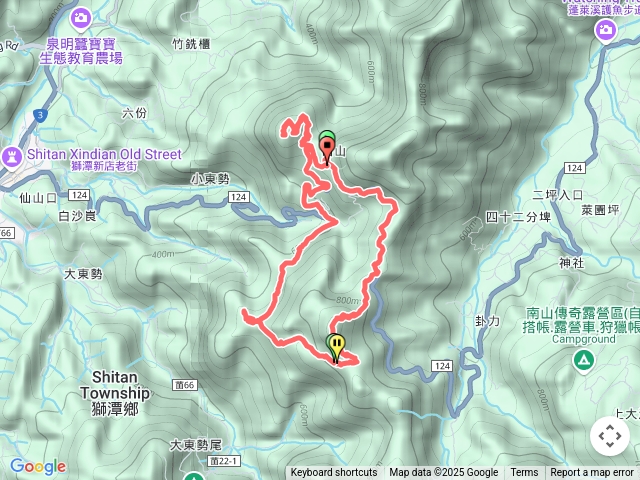 仙山前南峰大東勢山上大窩山O型完登