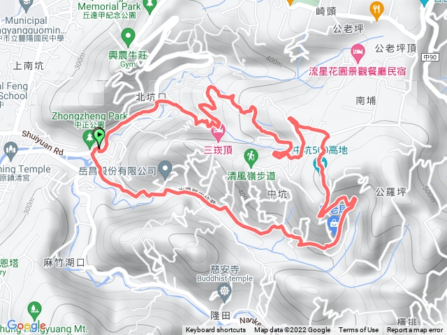 北坑上、中坑下