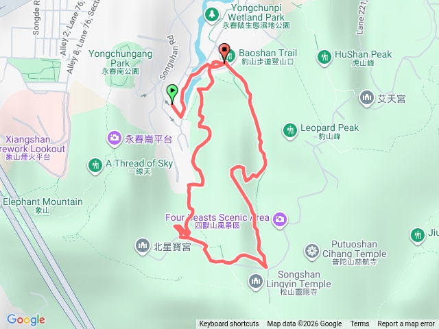 豹山溪步道預覽圖