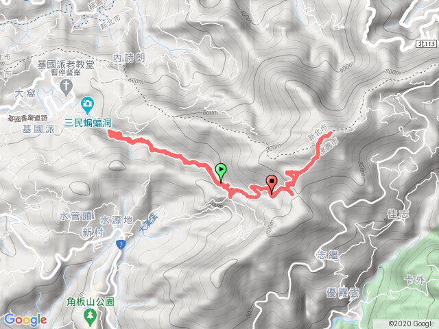 觀音洞、蝙蝠洞、金平山健走