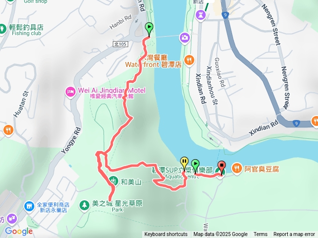 和美步道-和美山三角點-灣潭渡船頭