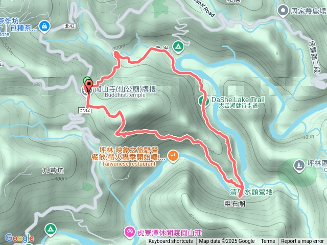 （新北坪林）漁光國小-通學古道-大舌湖步道-大舌湖越嶺古道-大舌湖山O形預覽圖