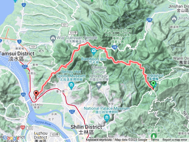 2023年最後一發陽明橫貫廢東西