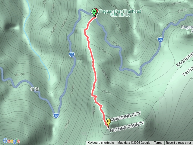 塔關山登山步道預覽圖
