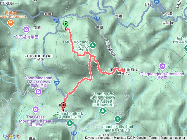 小油坑-七星主峰-東峰-冷水坑-七星東峰-主峰-苗圃預覽圖