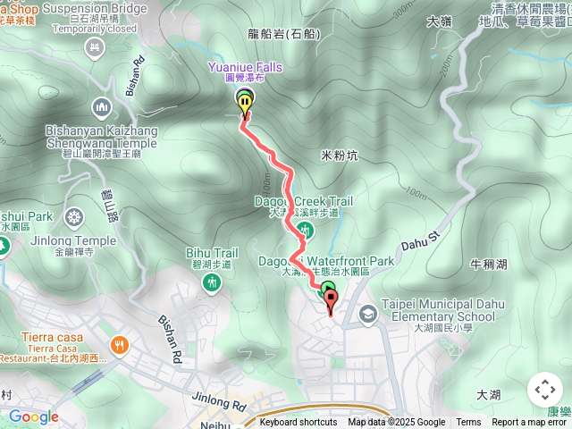 大溝溪生態治水園區圓覺瀑布預覽圖