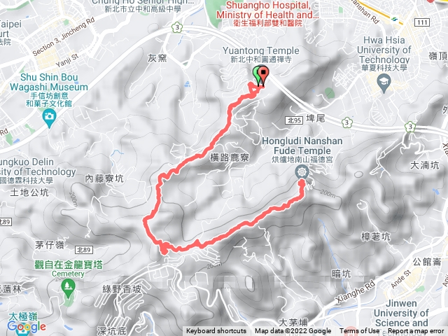 圓通寺、烘爐地來回