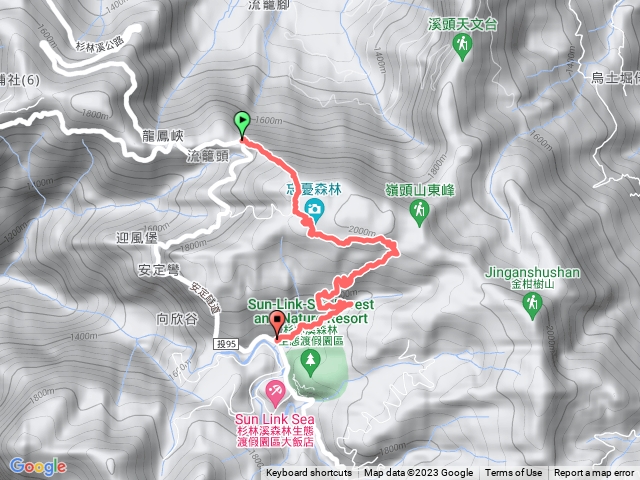 留龍頭越嶺杉林溪