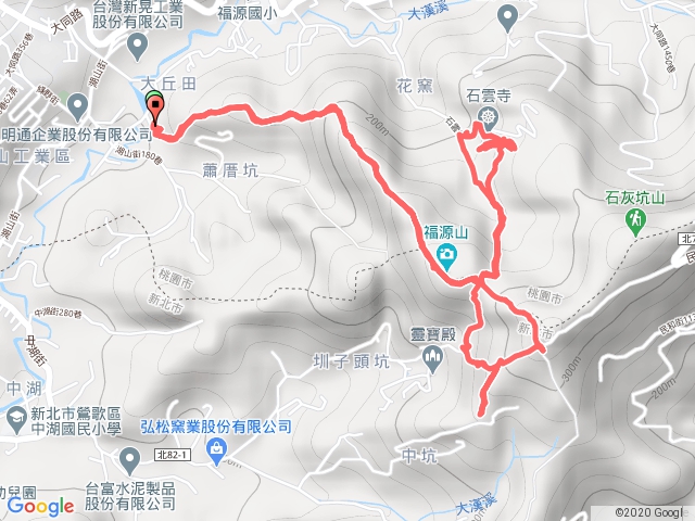 福源山步道-石雲森林步道-仙洞迎賓步道-好漢坡