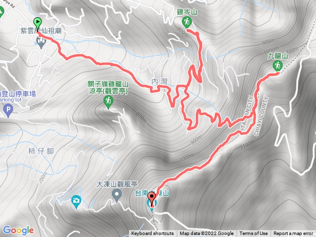 2022/02/16_1/2_Sam_雞酒凍（雞九棟）_紫雲殿(停車)🚶‍♂️▶️ 雞胸（岑）山🚶‍♂️▶️九龍山🚶‍♂️▶️大棟山🚶‍♂️▶️雞籠山🚶‍♂️▶️紫雲殿(開車返家)