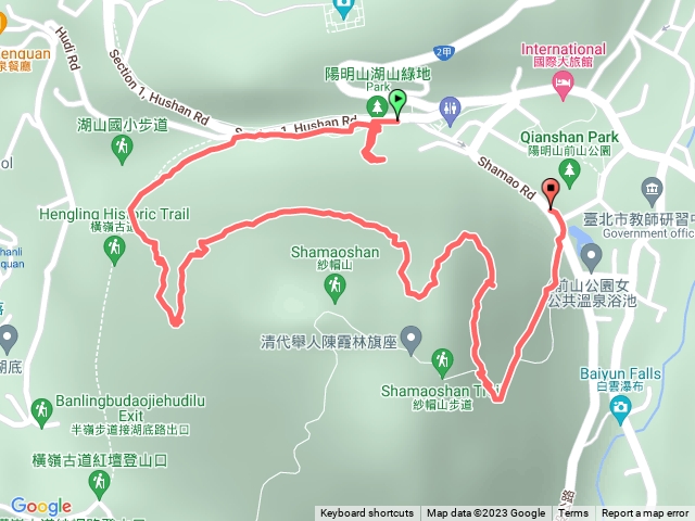 紗帽山北環路線