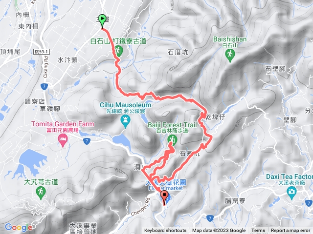 打鐵寮古道、百吉林蔭步道