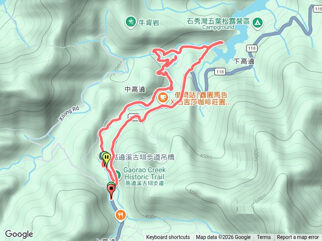 高遶步道O型一圈