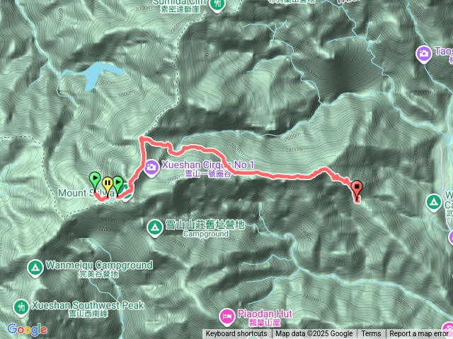 雪山翠池+北稜角回七卡預覽圖