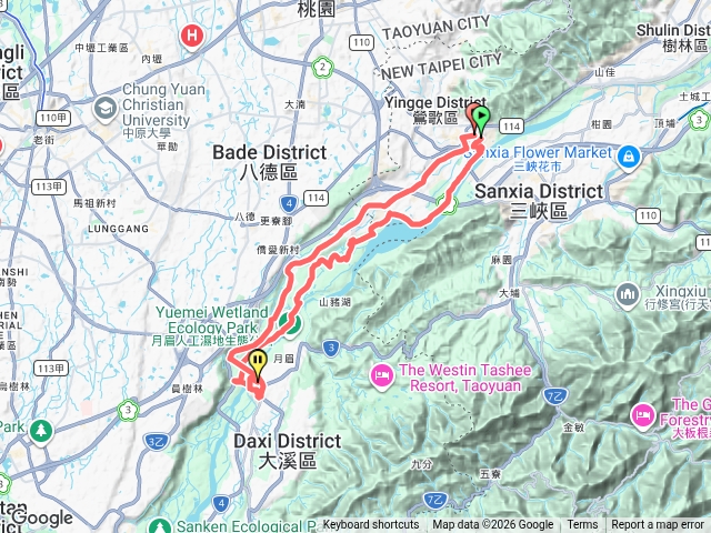 大鶯綠野自行車配老阿伯豆乾