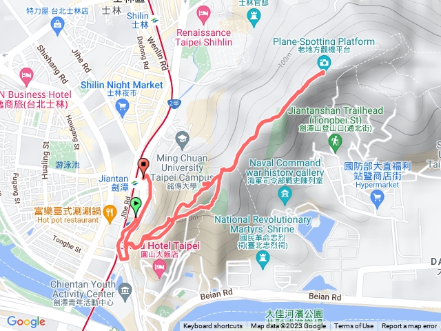 劍潭山三角點-老地方-觀音山觀景平台