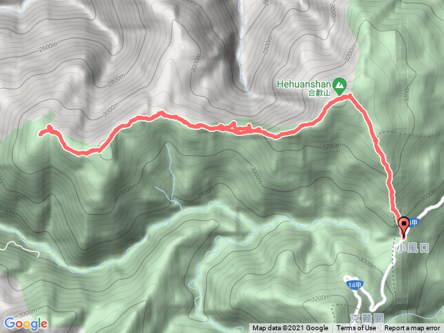 合歡山北峰西峰