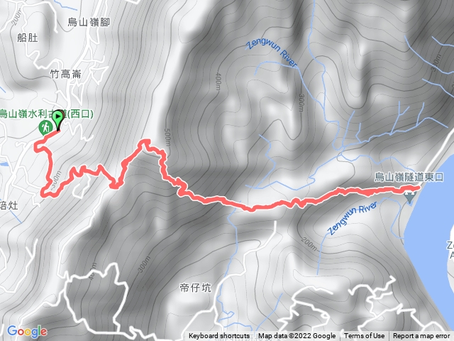 烏山水嶺利古道
