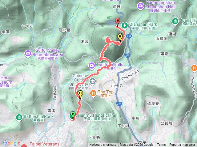 天母古道-紗帽山-陽明山總站預覽圖