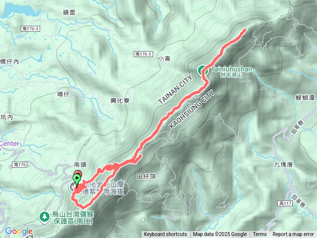 烏山縱走之大竹輪山+竹子尖山+刣牛山西南峰+刣牛山+刣牛山北峰+烏山