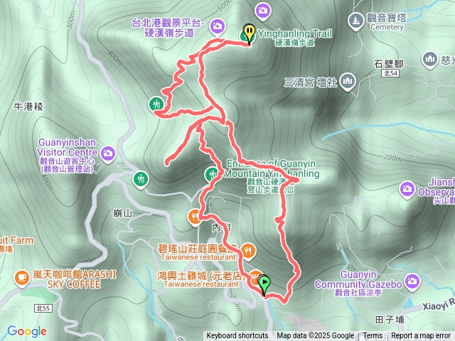 觀音山小北插亂走