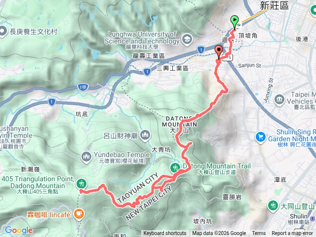 迴龍-三角埔頂山-青龍嶺-大棟山預覽圖