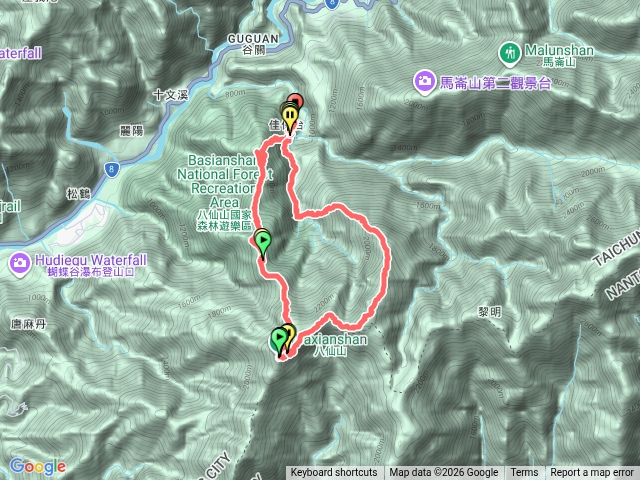 佳保台山-八仙山-東八仙山O繞