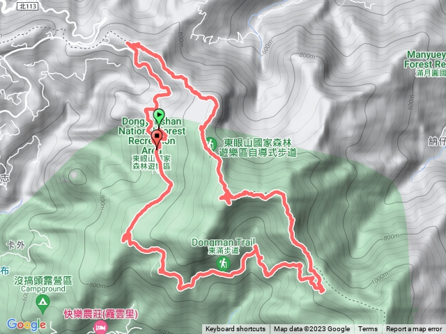 志繼山、東眼山步道預覽圖