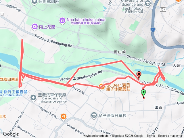 鳳山溪堤防步道健走