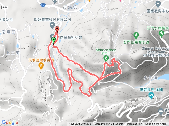 小粗坑古道+石門山O型（2大3小）