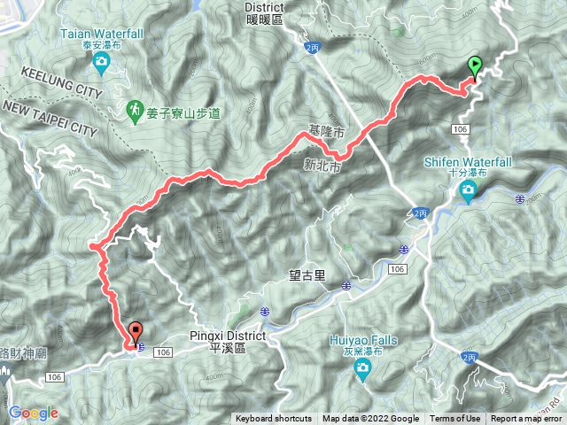 五四縱走 (五分山→石硿大崙 段)
