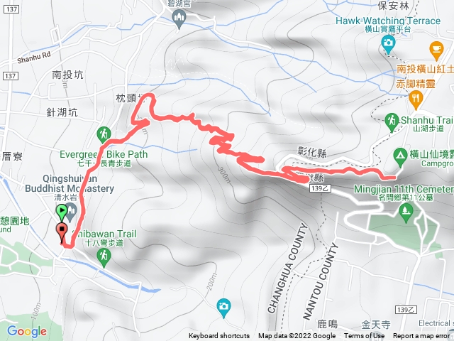  清水岩->橫山->清水岩