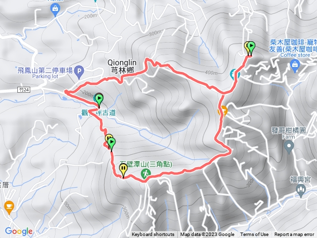 飛鳳山、觀日坪古道