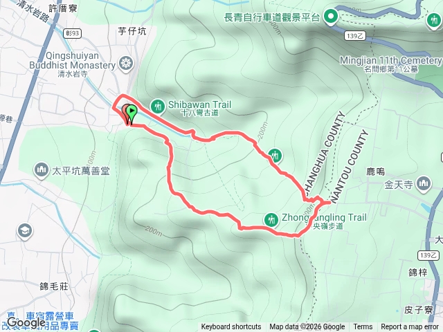 215回 O型 埤斗二峰 回程 十八彎古道預覽圖