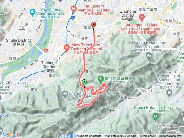 石門路68登山口~天上山O繞