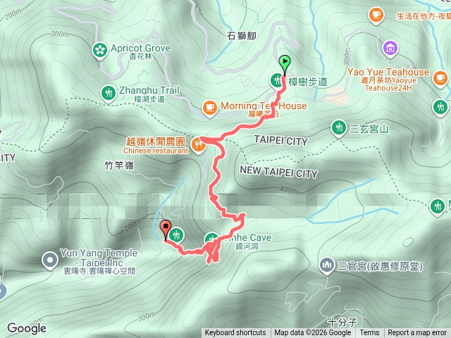 貓空站到銀河瀑布預覽圖