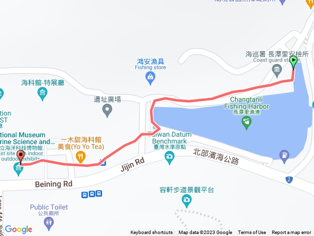 基隆海科館周圍休閒路線