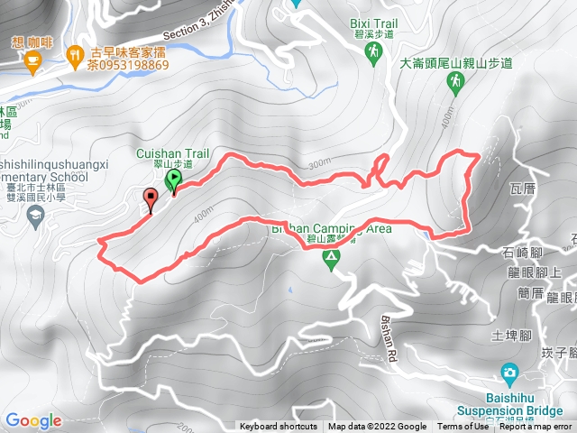 翠山步道_碧溪步道_大崙頭山_大崙尾山_中社登山口下