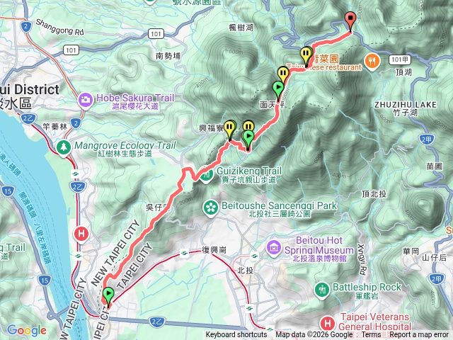 關渡捷運站～二子坪