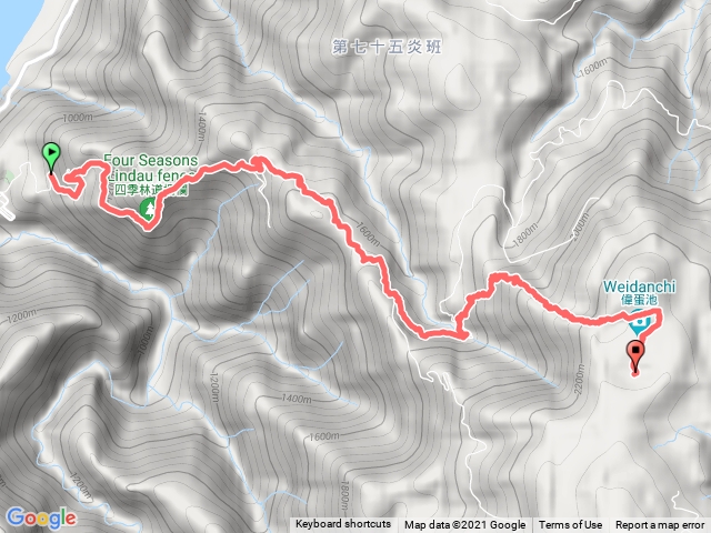 四季林道-加羅湖