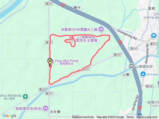 椬梧滯洪池步道