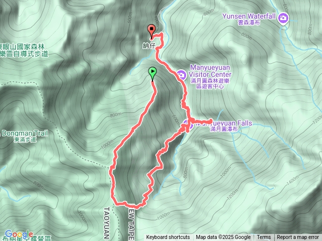拉卡山到滿月圓瀑布+國家森林公園O繞